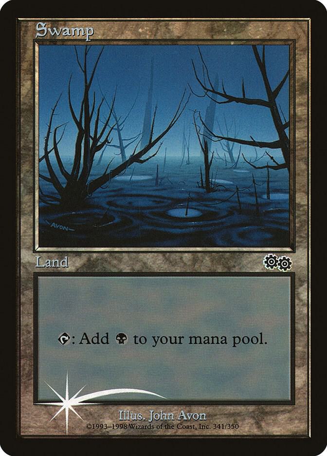 Swamp (1999) 341 card from Arena Promos