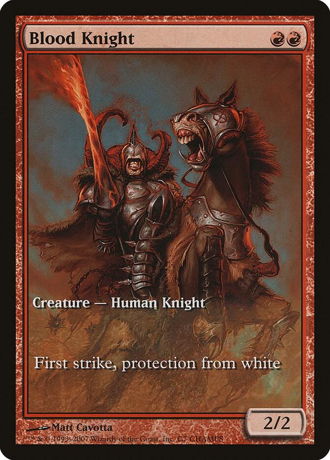 Blood Knight 7 card from Champs Promos