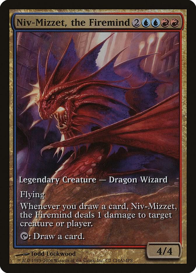 Niv-Mizzet, the Firemind 2 card from Champs Promos