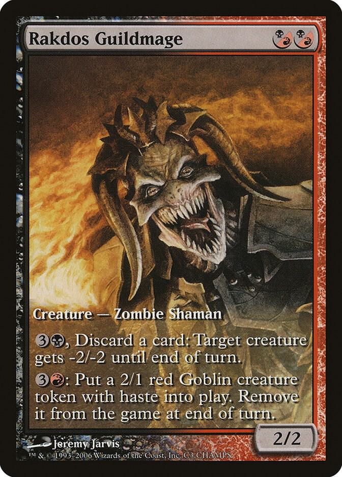 Rakdos Guildmage 3 card from Champs Promos