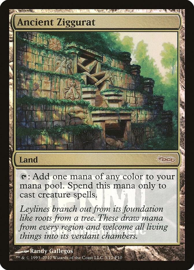 Ancient Ziggurat 3 card from FNM Promos