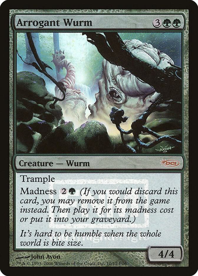 Arrogant Wurm 10 card from FNM Promos