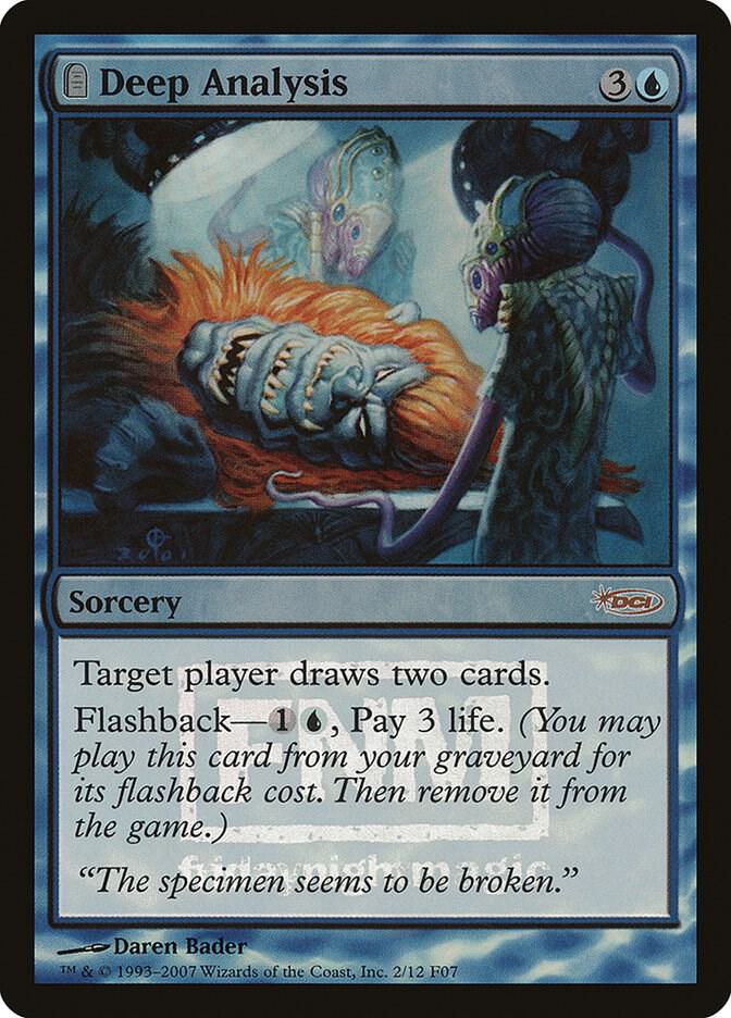 Deep Analysis 2 card from FNM Promos