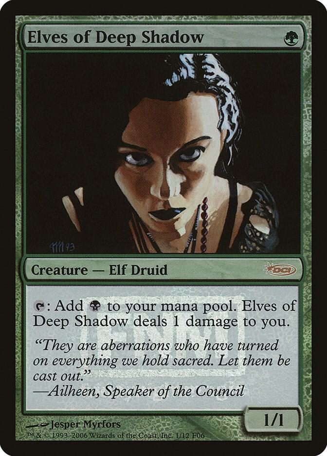 Elves of Deep Shadow 1 card from FNM Promos