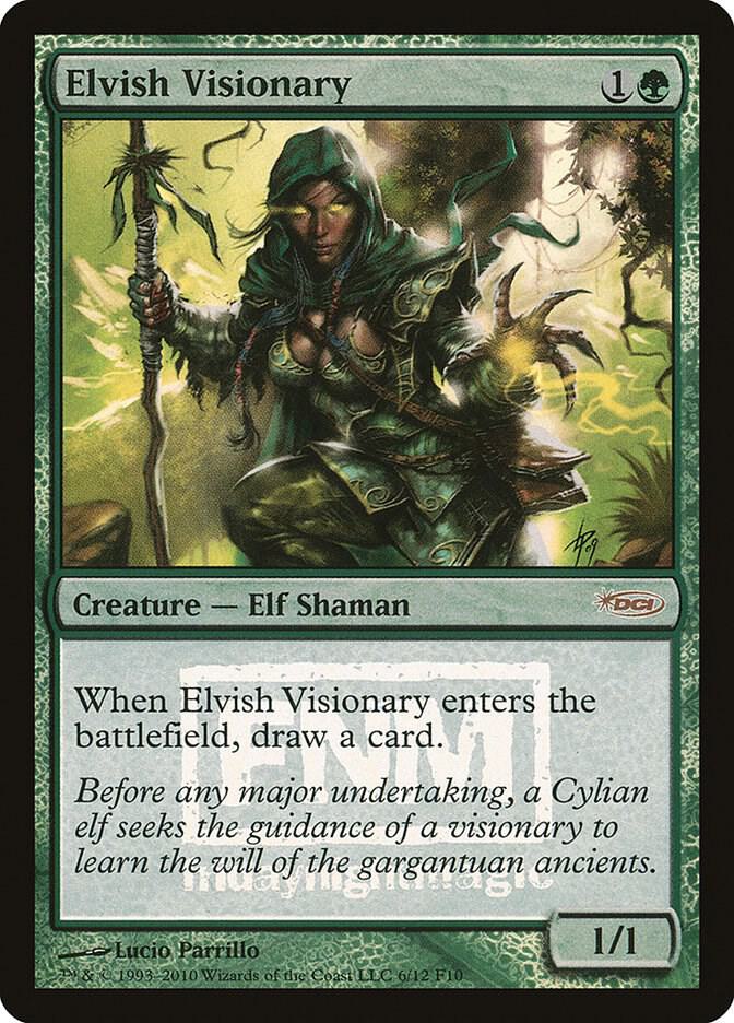 Elvish Visionary 6 card from FNM Promos