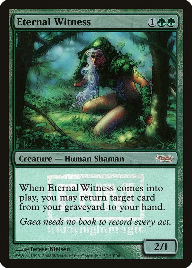 Eternal Witness 3 card from FNM Promos