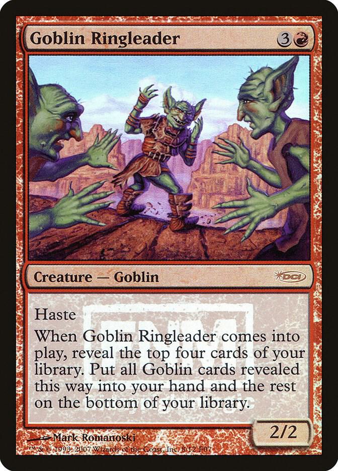 Goblin Ringleader 8 card from FNM Promos