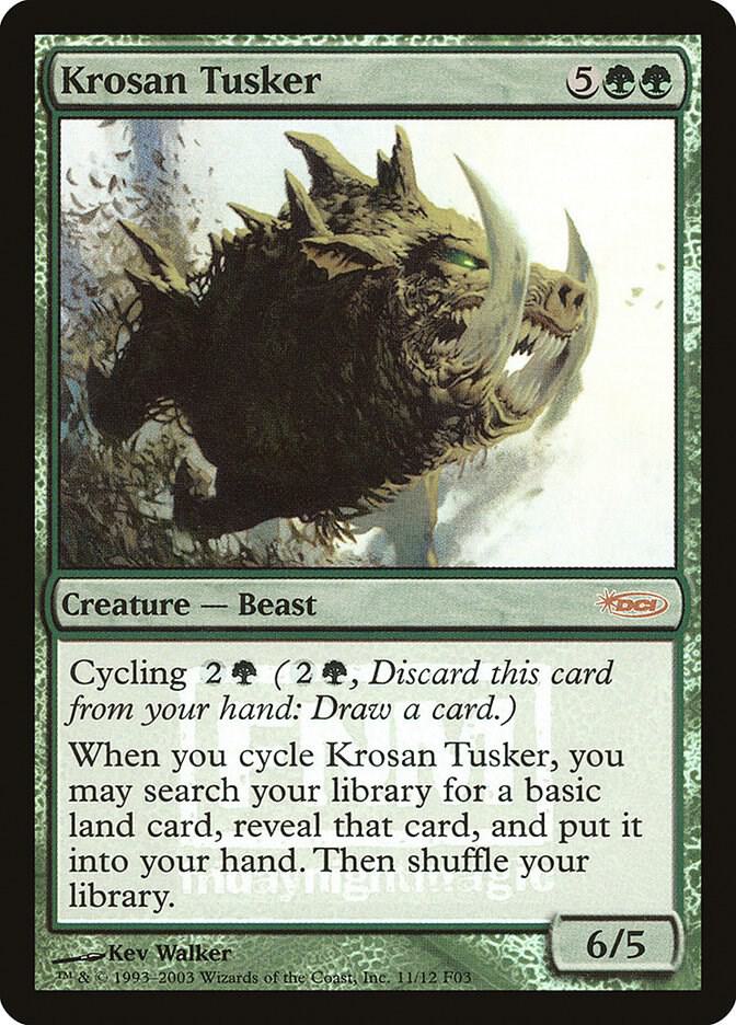Krosan Tusker 11 card from FNM Promos