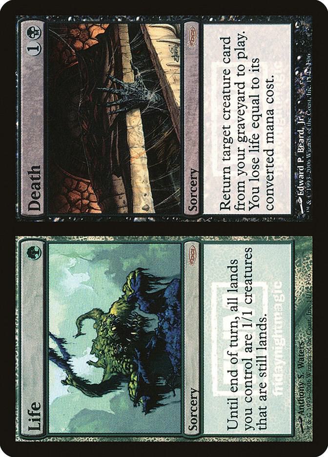 Life // Death 11 card from FNM Promos