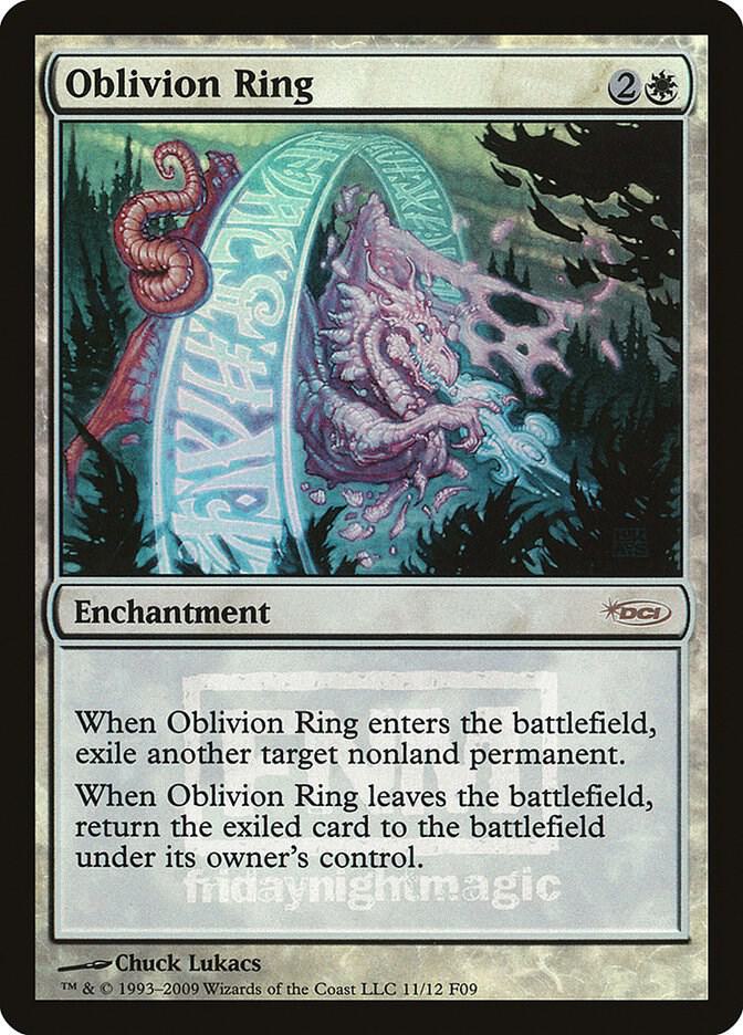 Oblivion Ring 11 card from FNM Promos