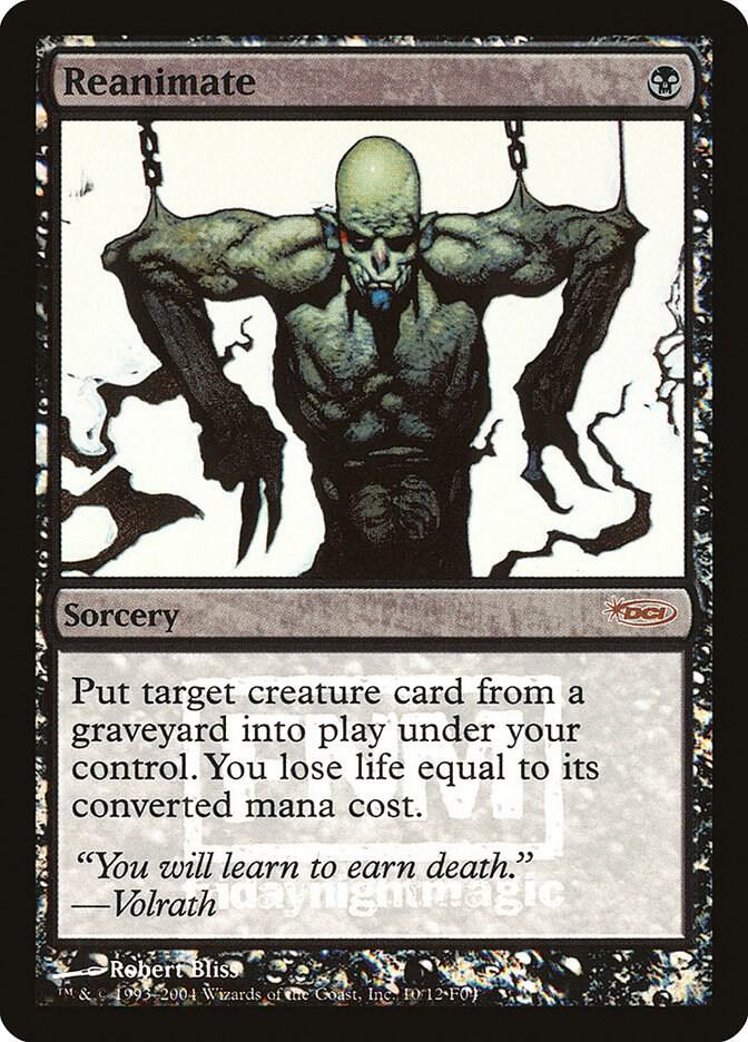 Reanimate 10 card from FNM Promos