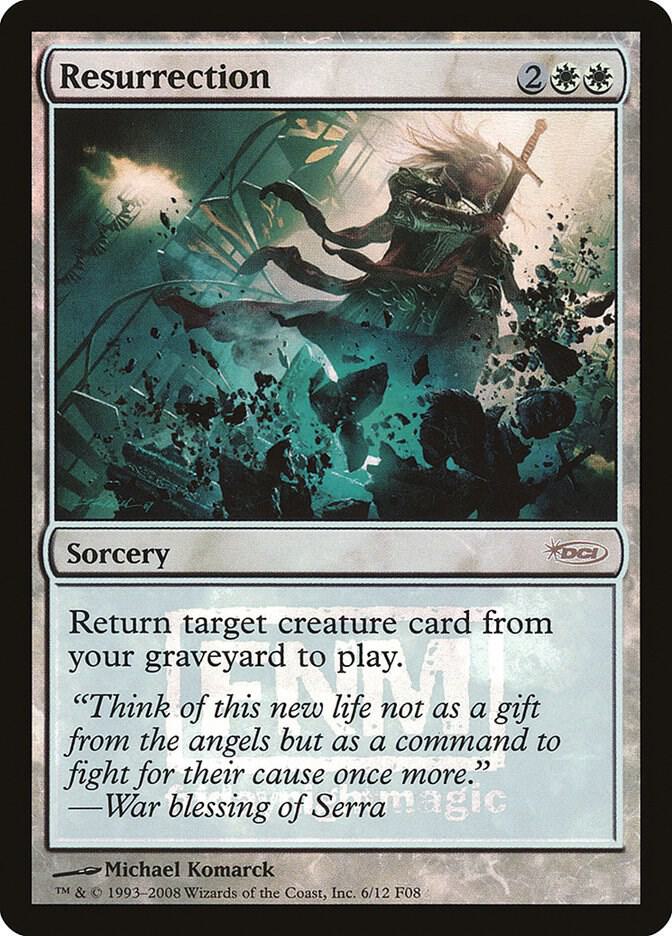 Resurrection 6 card from FNM Promos