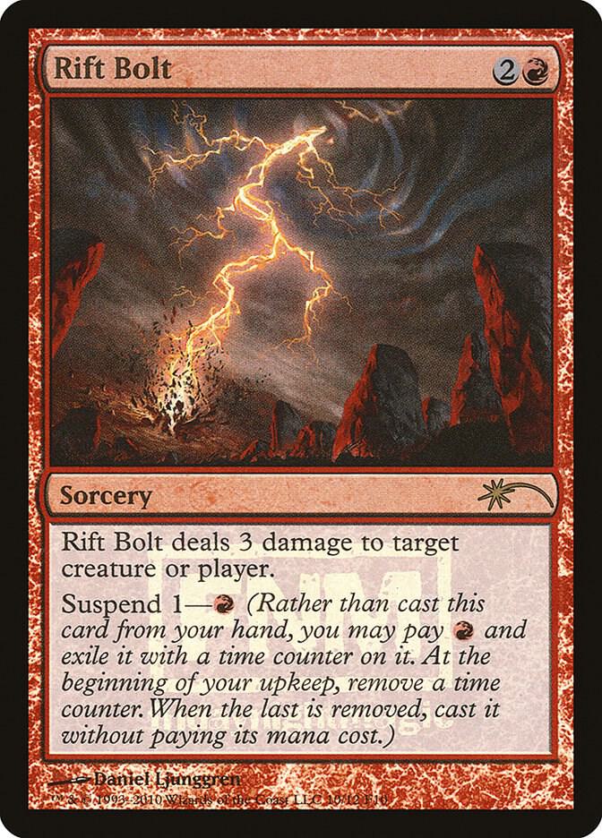 Rift Bolt 10 card from FNM Promos