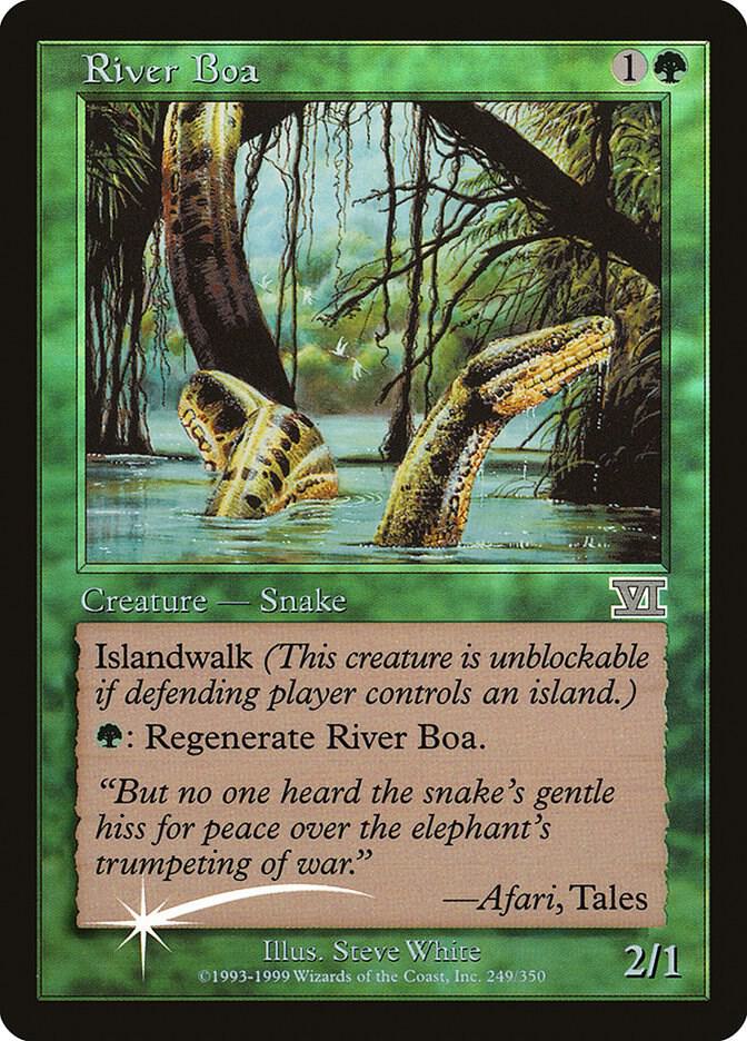 River Boa 249 card from FNM Promos