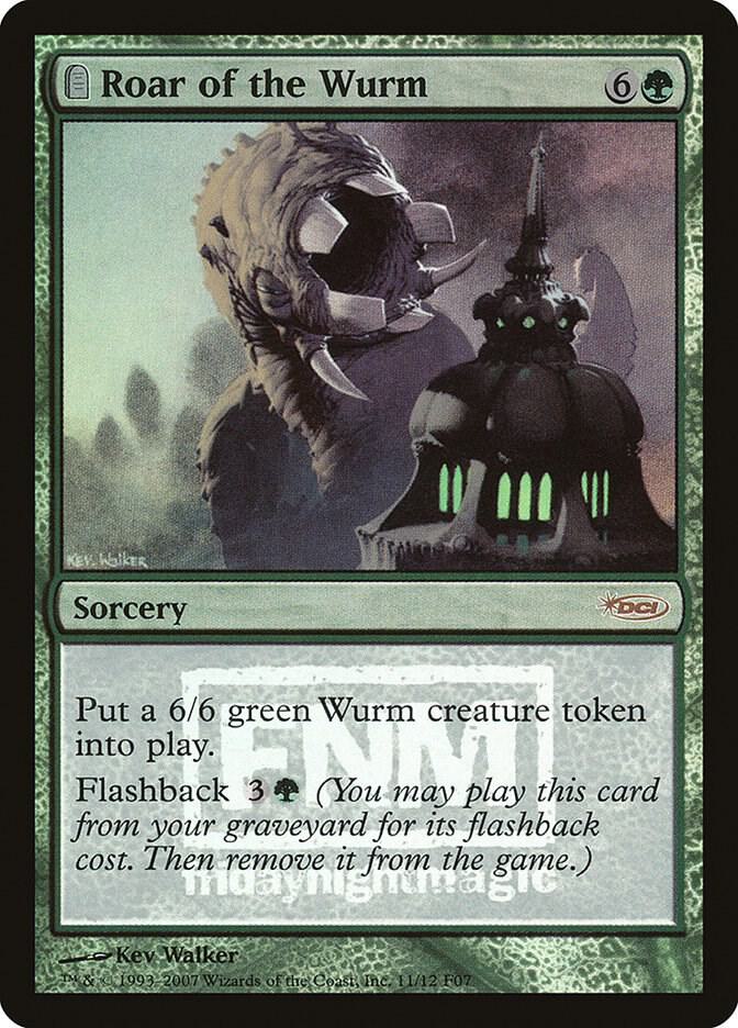 Roar of the Wurm 11 card from FNM Promos