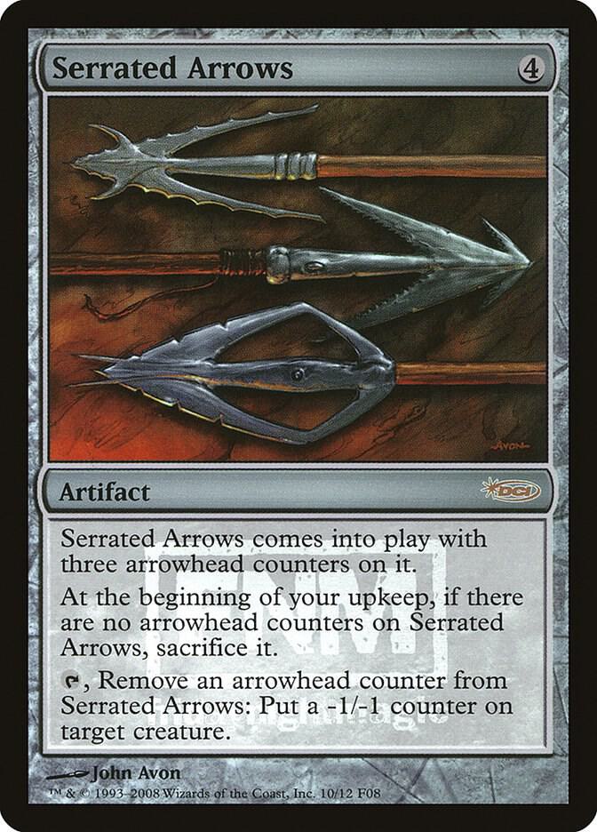 Serrated Arrows 10 card from FNM Promos