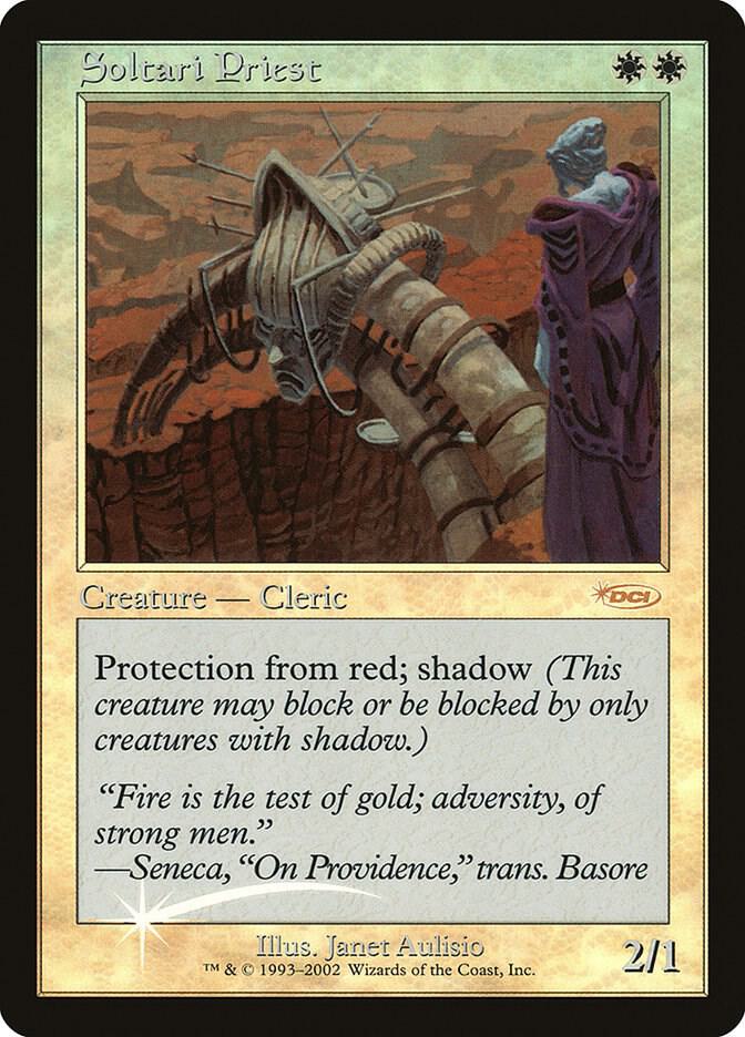 Soltari Priest card from FNM Promos