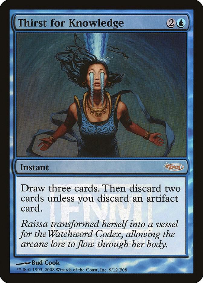Thirst for Knowledge 9 card from FNM Promos