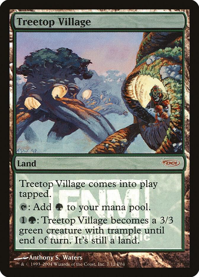 Treetop Village 7 card from FNM Promos