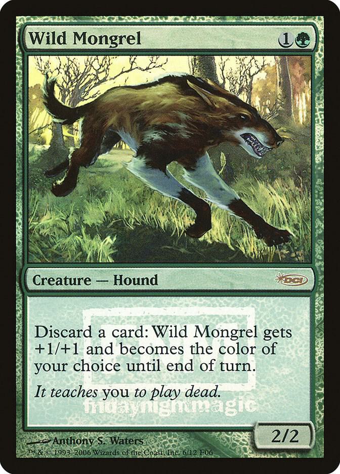 Wild Mongrel card from FNM Promos
