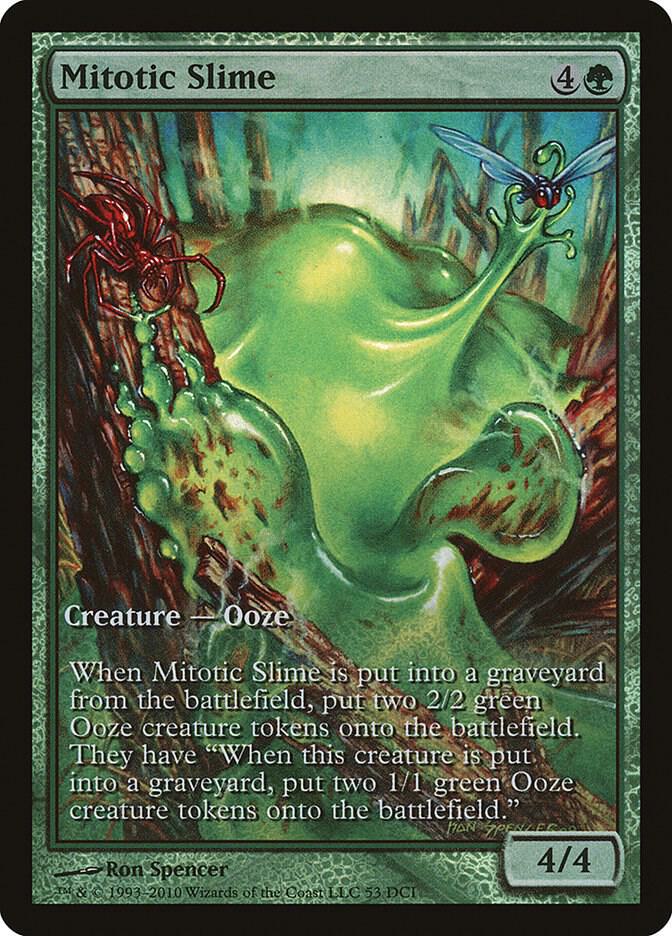 Mitotic Slime 53 card from Game Day & Store Championship Promos