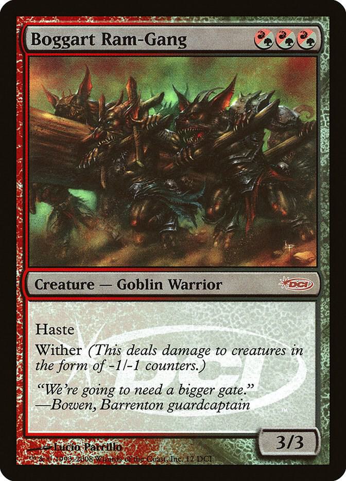 Boggart Ram-Gang 17 card from WPN & Gateway Promos