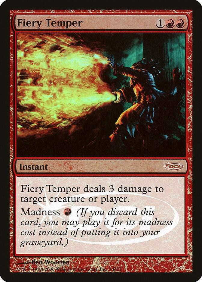 Fiery Temper 3 card from WPN & Gateway Promos