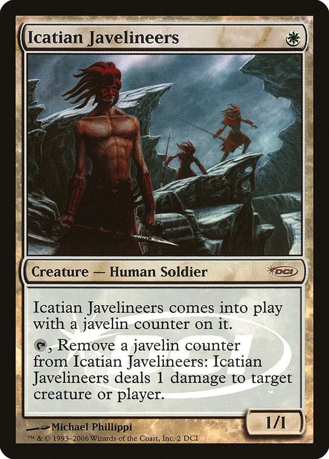 Icatian Javelineers 2 card from WPN & Gateway Promos