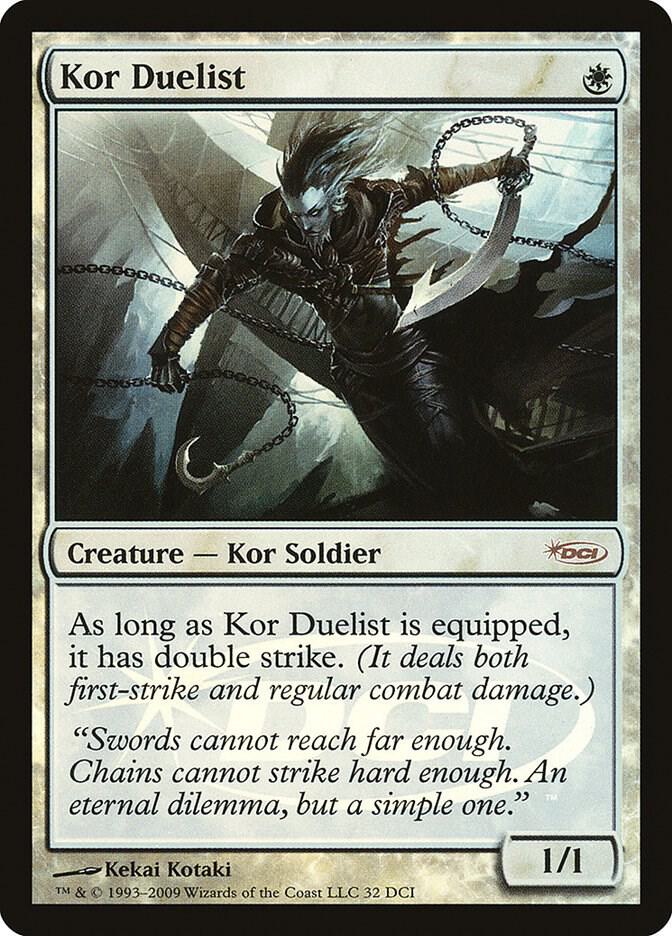 Kor Duelist 32 card from WPN & Gateway Promos