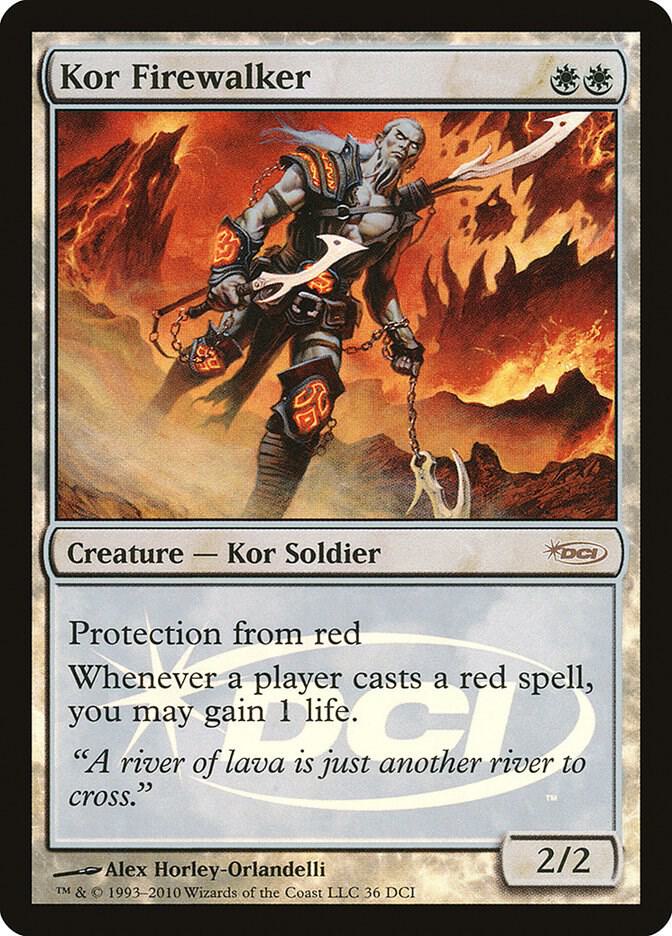 Kor Firewalker 36 card from WPN & Gateway Promos