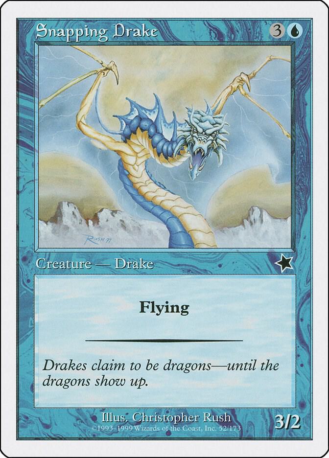 Snapping Drake 52 card from Starter 1999