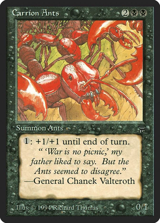 Carrion Ants card from Legends