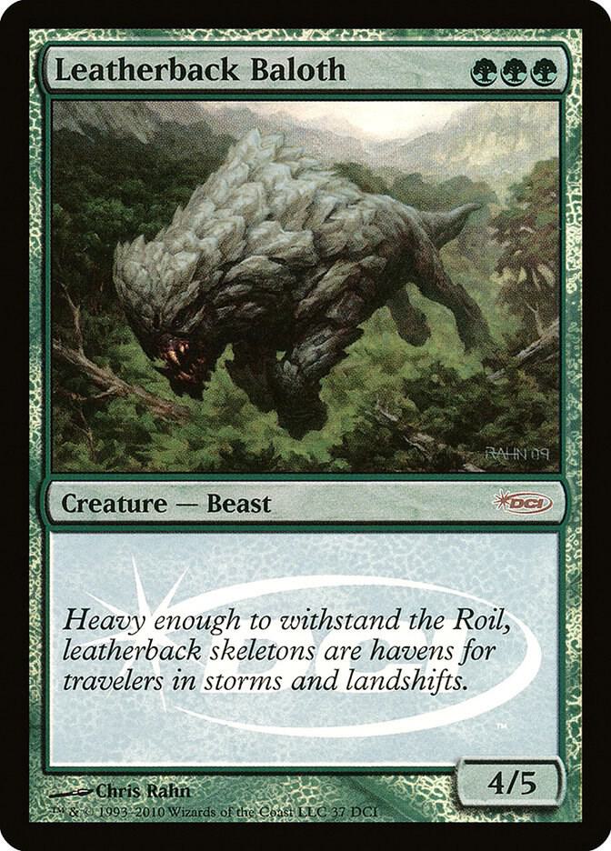 Leatherback Baloth 37 card from WPN & Gateway Promos