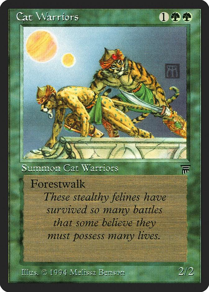 Cat Warriors card from Legends