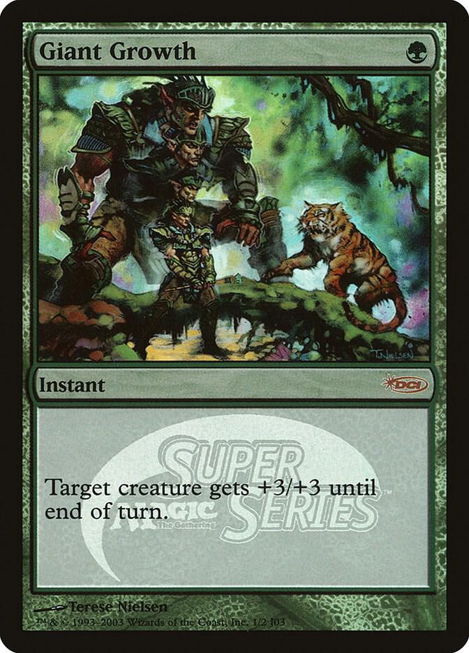 Giant Growth (Junior Super Series) 1 card from Junior Series Promos