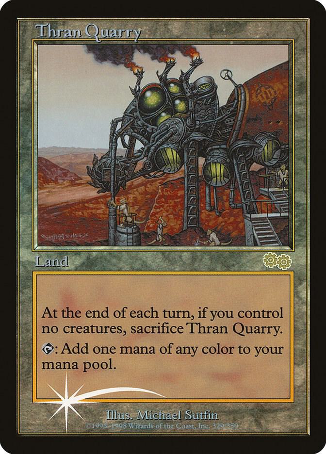 Thran Quarry 329 card from Junior Series Promos
