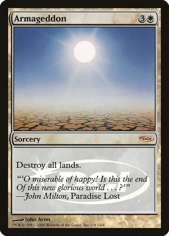 Armageddon 1 card from Judge Promos