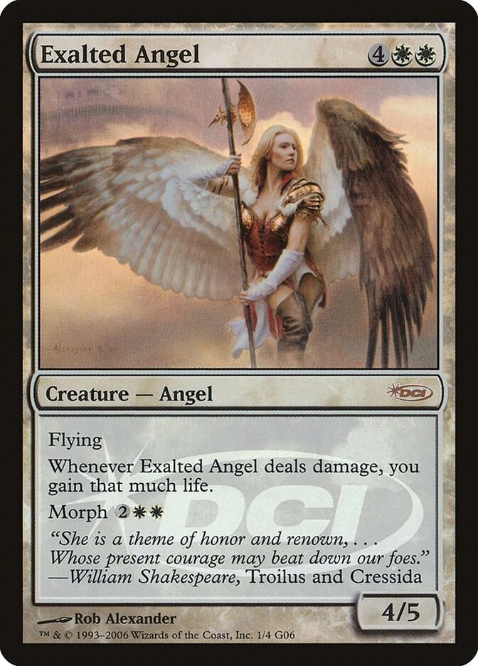 Exalted Angel 1 card from Judge Promos