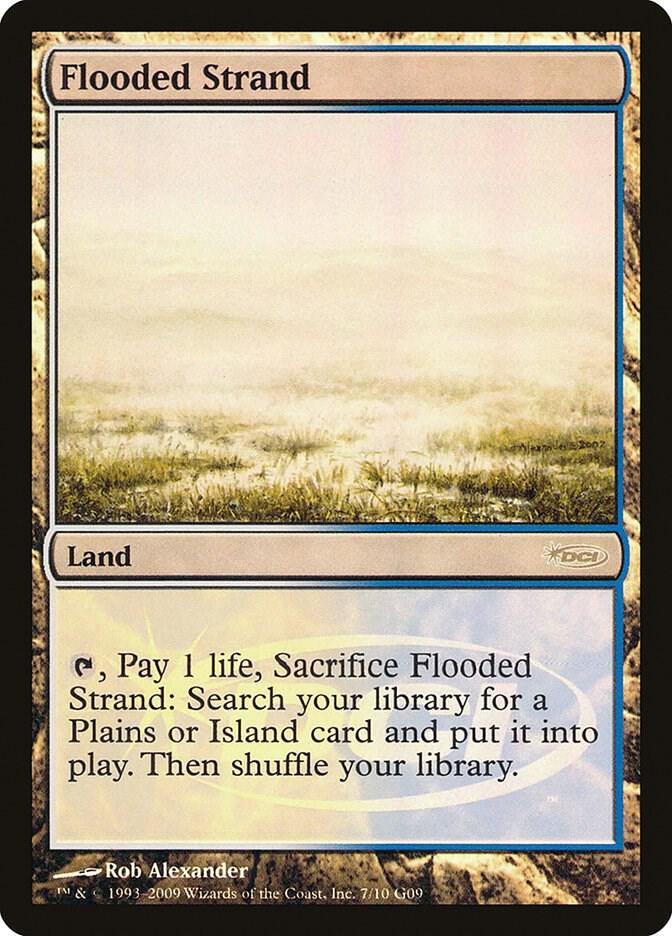 Flooded Strand 7 card from Judge Promos