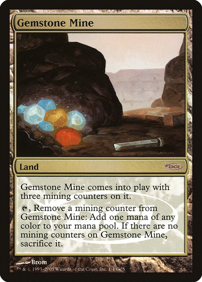 Gemstone Mine 1 card from Judge Promos