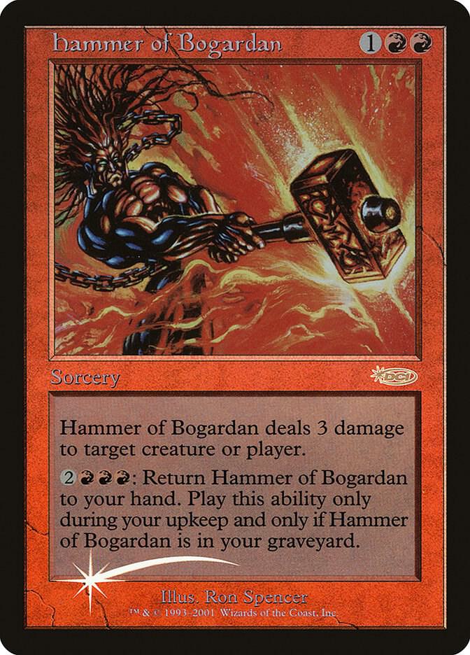Hammer of Bogardan card from Judge Promos