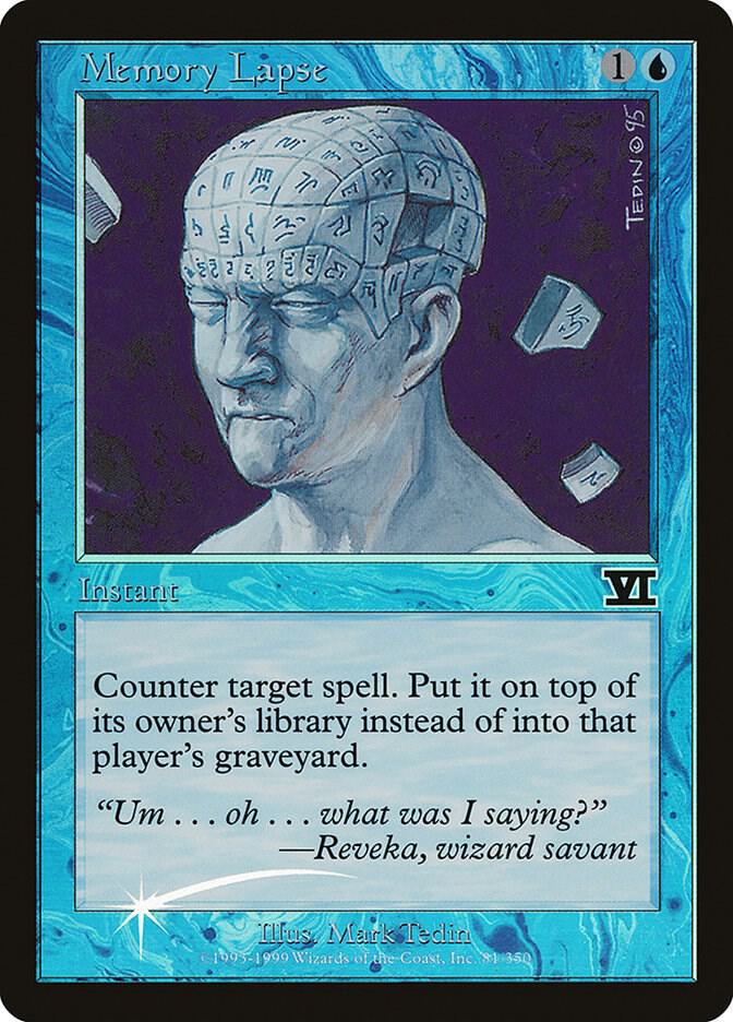 Memory Lapse 1 card from Judge Promos