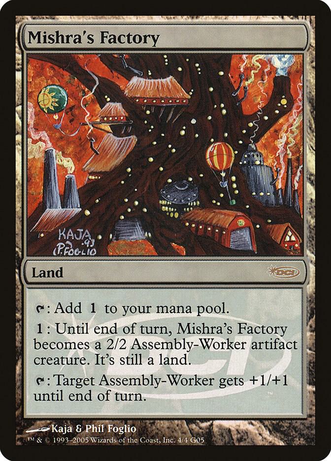 Mishra's Factory 4 card from Judge Promos