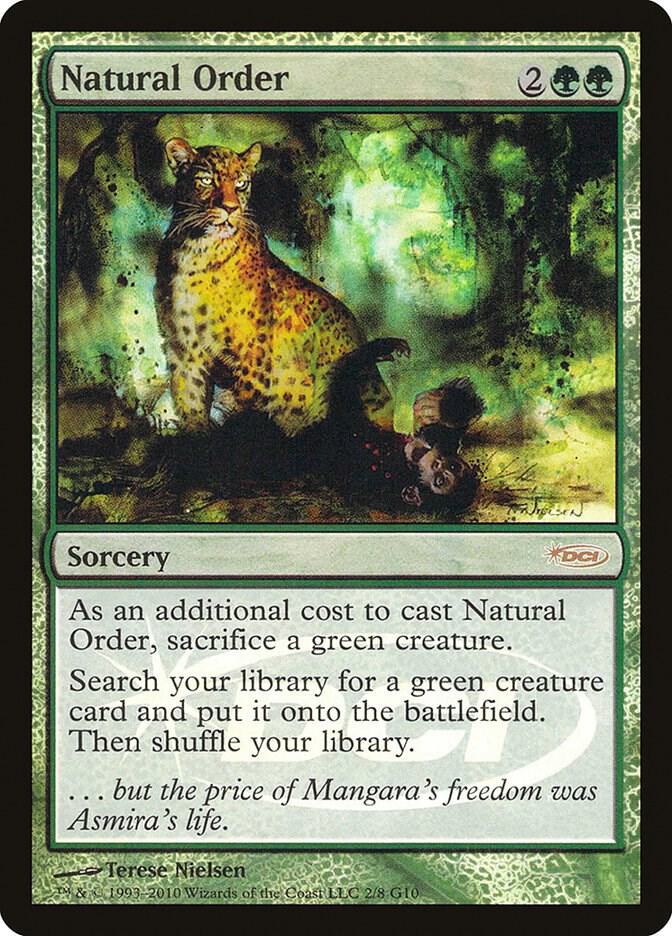 Natural Order 2 card from Judge Promos