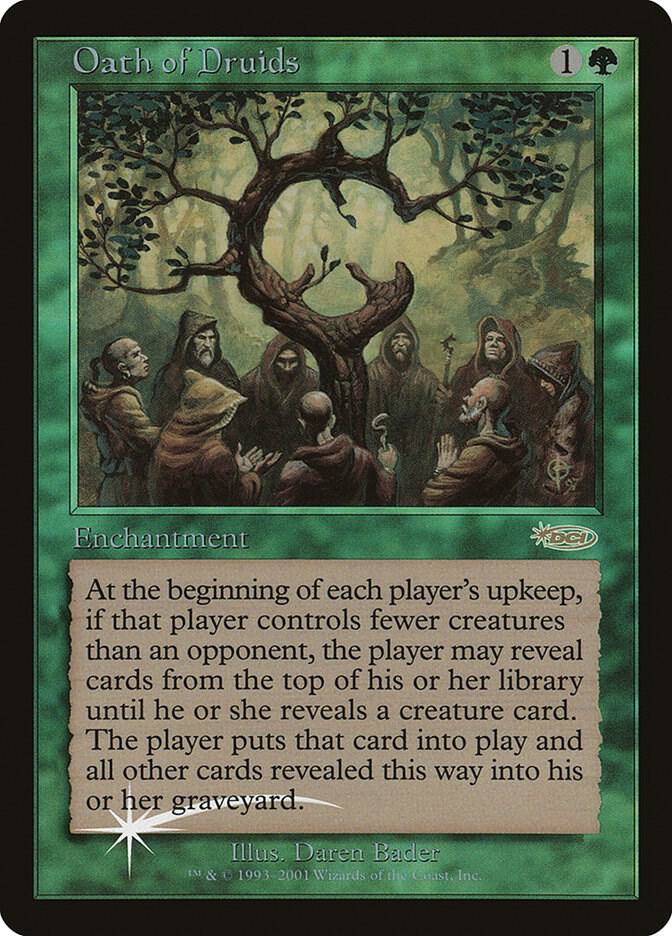 Oath of Druids 2 card from Judge Promos