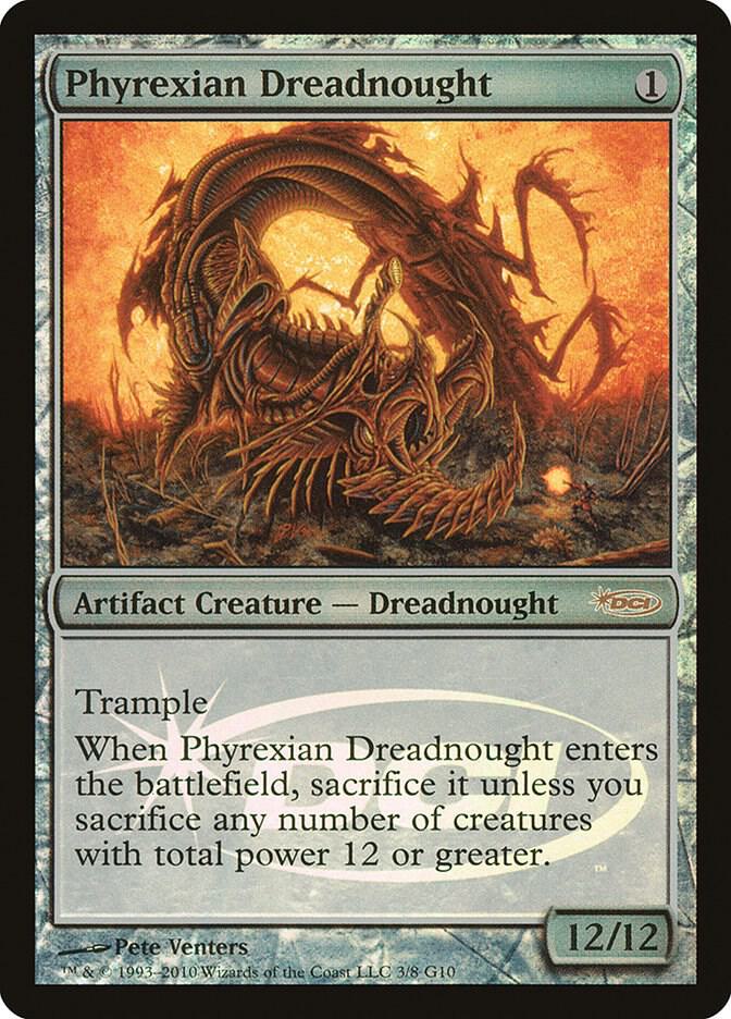 Phyrexian Dreadnought 3 card from Judge Promos