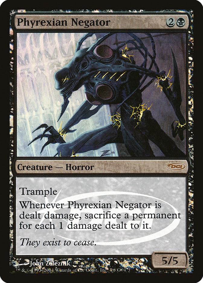 Phyrexian Negator 4 card from Judge Promos