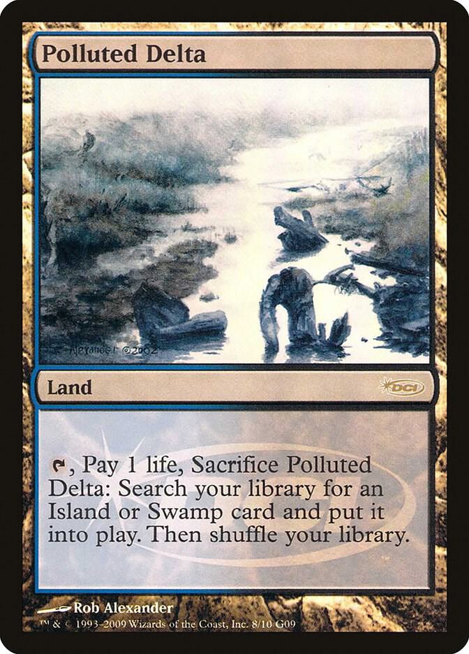 Polluted Delta 8 card from Judge Promos