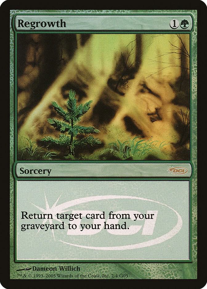 Regrowth 2 card from Judge Promos