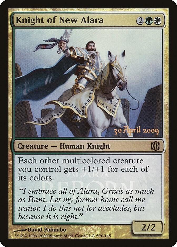 Knight of New Alara 70 card from Launch Party & Release Event Promos